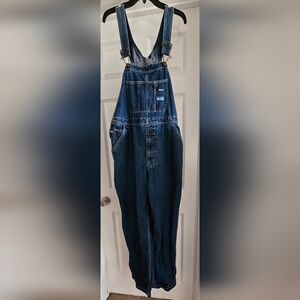 Mens Blue Denim Overalls 38x34
